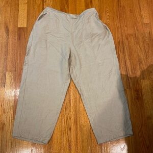 Preswick & Moore Women Sport Linen Blend Pull-On Pants – Size 1X